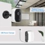 Überwachungskamera 1080P WLAN, Nachtsicht & Akku für Außenbereiche