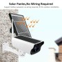 Überwachungskamera Solar 4G/3G, wasserdicht mit Nachtsicht & Audio
