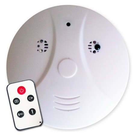 Rauchmelder mit Kamera und Bewegungserkennung, 4 GB und Fernbedienung