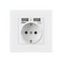 Wandsteckdose Kamera 1080P mit WLAN, Bewegungssensor & USB-Ladegerät