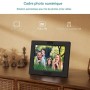 Digitaler Bilderrahmen mit Kamera - Full HD 2K, Bewegung & Nachtsicht