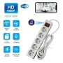 Steckdosenleiste mit Kamera, HD 1080P, WLAN & Bewegungserkennung