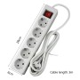 Steckdosenleiste mit Kamera, HD 1080P, WLAN & Bewegungserkennung