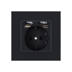 Steckdose mit WLAN-Kamera, 1080P, Bewegungssensor & USB-Anschlüssen