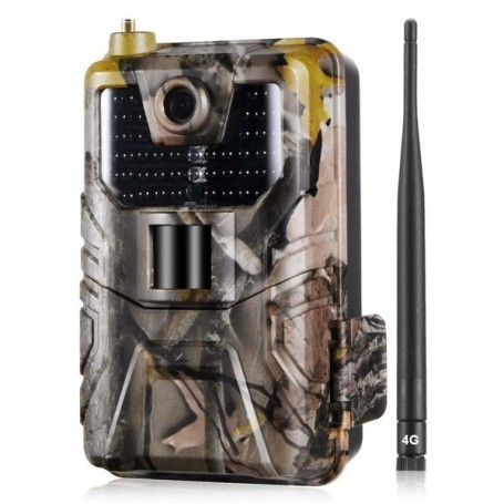 Wildkamera 4G wasserdicht mit Infrarot & 120° Sicht für Sicherheit