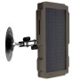 Solarpanel 12V mit 5000mAh Akku - sicherer Kamera-Betrieb bei jedem Wetter