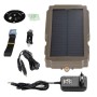 Solarpanel 12V mit 5000mAh Akku - sicherer Kamera-Betrieb bei jedem Wetter