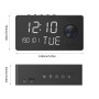 Wecker mit Kamera - Full HD 1080P, WLAN, Nachtsicht & Audio-Schutz