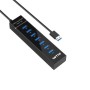 USB-Hub 7-Port mit WLAN-Kamera 4K HD - smarte Sicherheitslösung