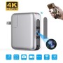 Überwachungskamera-Steckdose 4K WiFi, Bewegung & Nachtsicht  