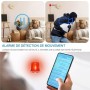 Überwachungskamera-Steckdose 4K WiFi, Bewegung & Nachtsicht  