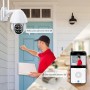 Überwachungskamera WLAN IP 1080P, Nachtsicht, Zoom X4, Bewegungssensor